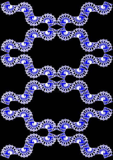 Photography titled "Spiral Cards 1d8f3" by Ken Lerner, Original Artwork, Digital Photography