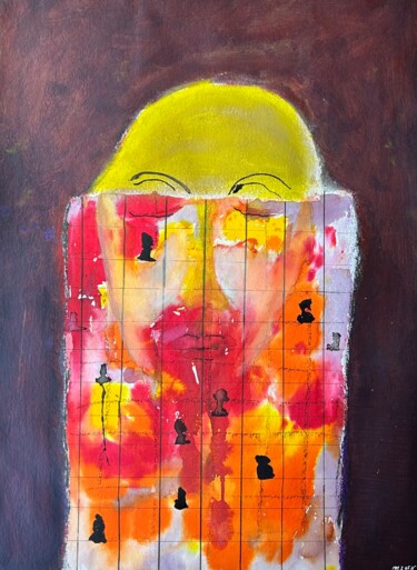 Dans les murs Pittura intitolato "Dans les murs" da Michel Teulé, Opera d'arte originale, Acrilico