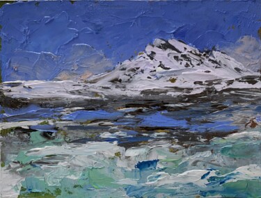 제목이 "Snow Mountains."인 미술작품 Vita Schagen로, 원작, 기름