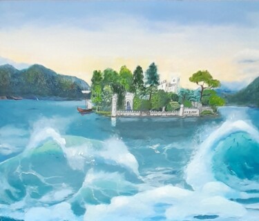 "island" başlıklı Tablo Fa Ley tarafından, Orijinal sanat, Akrilik