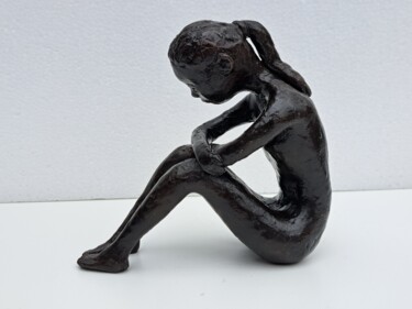 Scultura intitolato "girl 1" da Andries Tip, Opera d'arte originale, Bronzo