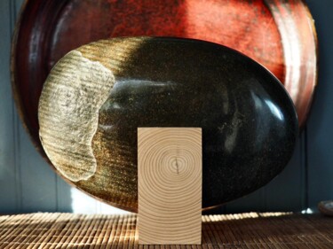 제목이 "Granit vert de Bret…"인 조형물 Franck Collin로, 원작, 돌
