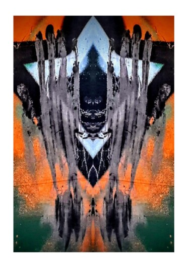 数字艺术 标题为“Grafitis mutantes 1” 由Javier Arias, 原创艺术品, 照片蒙太奇