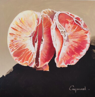 Картина под названием "Clémentine" - Roland Guyomard, Подлинное произведение искусства, Акрил Установлен на Деревянная рама…