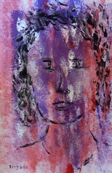绘画 标题为“Portrait moderne Pa…” 由Roberto Urbano, 原创艺术品, 丙烯