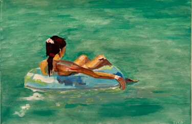 "Tranquilidad" başlıklı Tablo Jeronimo Diaz Sanchez tarafından, Orijinal sanat, Akrilik Ahşap Sedye çerçevesi üzerine monte…