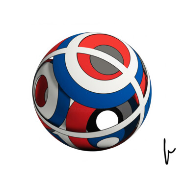 Artes digitais intitulada "Maboul 53" por Jean Paul Pierozzi, Obras de arte originais, Pintura digital