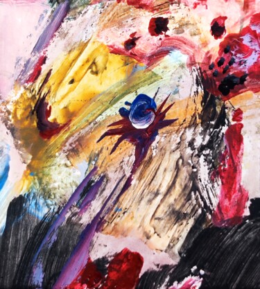 Peinture intitulée "Three witches and a…" par Milto Sideris, Œuvre d'art originale, Acrylique