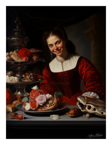 The Florist Who Poisons Kings Digital Arts με τίτλο "The Florist Who Poi…" από Antoni Albalat Salanova, Αυθεντικά έργα τέχνης, Ψηφιακή ζωγραφική