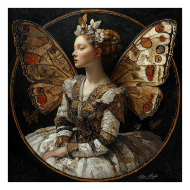 数字艺术 标题为“The Baroque Butterf…” 由Antoni Albalat Salanova, 原创艺术品, 数字油画
