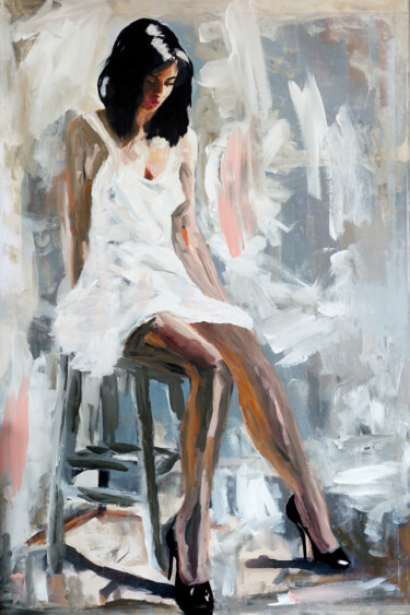 Pittura intitolato "Gentle Devotion" da Craig Parker, Opera d'arte originale, Acrilico Montato su Telaio per barella in legno