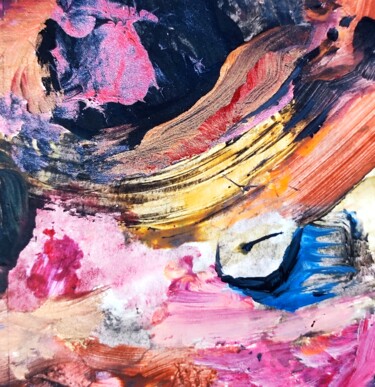 Pintura titulada "Long dong on butche…" por Milto Sideris, Obra de arte original, Acrílico