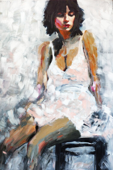 Pittura intitolato "The Morning After" da Craig Parker, Opera d'arte originale, Acrilico Montato su Telaio per barella in le…