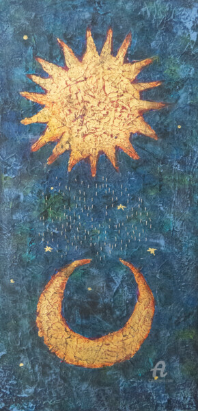 "Celestial Solitude" başlıklı Tablo Natalia Berezina (natimade) tarafından, Orijinal sanat, Akrilik