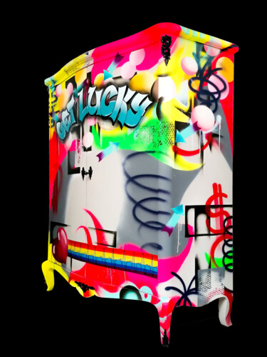 设计 标题为“Armoire Get Lucky” 由Sarah Jettain (Eil Chans), 原创艺术品, 家具