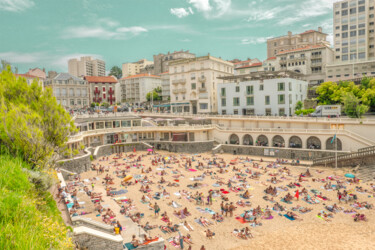 Фотография под названием "PLAGE DU PORT VIEUX" - Jean Claude Lataste, Подлинное произведение искусства, Цифровая фотография