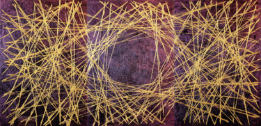 Pittura intitolato "0844/0854/0857/1117…" da Volker W. Hamann, Opera d'arte originale, pigmenti Montato su Alluminio