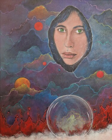 "Emotion (4)" başlıklı Tablo Ralph.S tarafından, Orijinal sanat, Akrilik Ahşap Sedye çerçevesi üzerine monte edilmiş