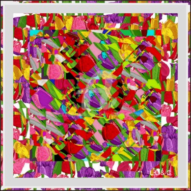 Arte tessile intitolato "FOULARD ARTISTICI I…" da Laila Lago & C. By Iannilli Antonella, Opera d'arte originale, Fibra tessi…