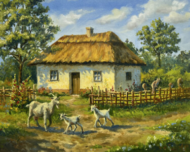 Summer "Summer" başlıklı Tablo Andrii Skoryi (LERAN) tarafından, Orijinal sanat, Petrol Ahşap Sedye çerçevesi üzerine monte edilmiş