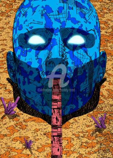 The Voyage #3 「The Voyage #3」というタイトルのデジタルアーツ Francisco Tabakman (Frankly Tired)によって, オリジナルのアートワーク, 2Dデジタルワーク artwork_cat.にマウント