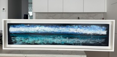 绘画 标题为“Ocean 38 Acrylique…” 由Mg, 原创艺术品, 丙烯 安装在其他刚性面板上