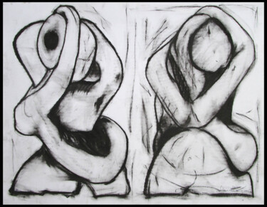 "Volupté 3" başlıklı Resim Blaise Bang tarafından, Orijinal sanat, Pastel