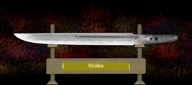 数字艺术 标题为“Uraku Kunimitsu (Mo…” 由Marun Bönninghaus, 原创艺术品, 数字油画