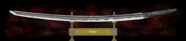 数字艺术 标题为“Kanze Masamune (Mon…” 由Marun Bönninghaus, 原创艺术品, 数字油画