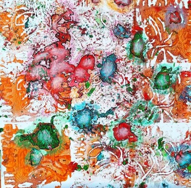 "espece de plantes" başlıklı Tablo Sophie Maho tarafından, Orijinal sanat, Akrilik Karton üzerine monte edilmiş