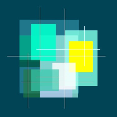 Digital Arts titled "Structural Interfer…" by Veronika Obushikhina, Original Artwork, Digital Painting
