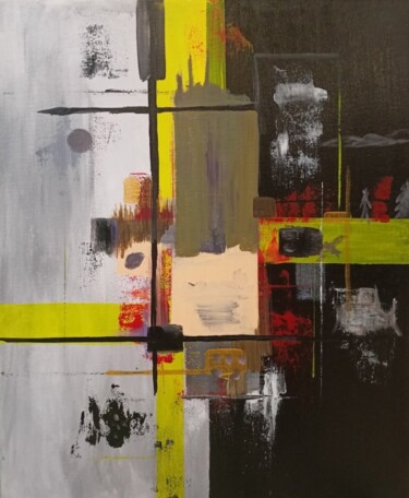 Schilderij getiteld "Ghosts of the night…" door Антонина Мудрова, Origineel Kunstwerk, Acryl