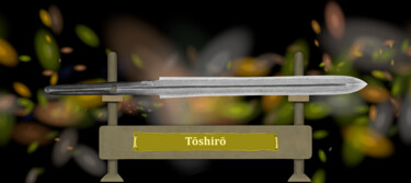 Grafika cyfrowa / sztuka generowana cyfrowo zatytułowany „Tōshirō Yoshimitsu…” autorstwa Marun Bönninghaus, Oryginalna praca…