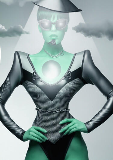 제목이 "Alien"인 디지털 아트 O. Soniart로, 원작, AI 생성 이미지
