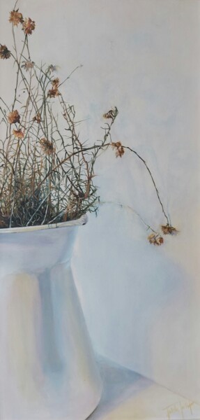 Schilderij getiteld "Immortal" door Judit Takacs, Origineel Kunstwerk, Olie