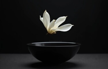 数字艺术 标题为“Petal Minimal” 由Vanda Lehel (V A N D E E), 原创艺术品, AI生成的图像