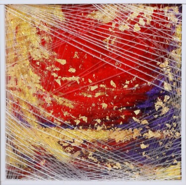 Schilderij getiteld "shroud.m – Flowers…" door Masako Nunokawa (nunowa), Origineel Kunstwerk, Acryl Gemonteerd op Andere sti…