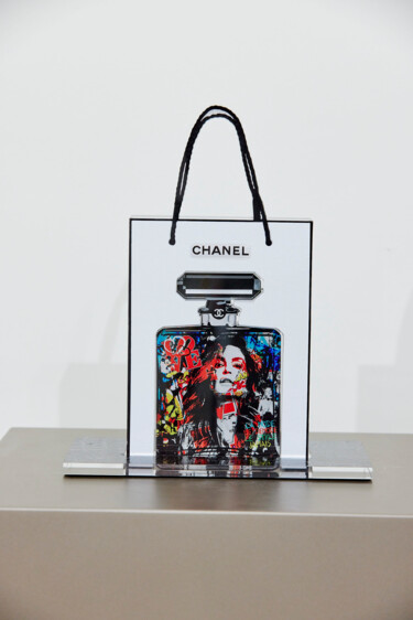 "Bottle in the bag C…" başlıklı Heykel Fred Meurice tarafından, Orijinal sanat, Rezine
