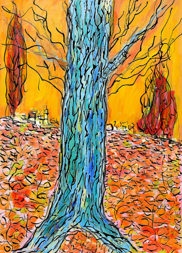 "Life of Van Gogh" başlıklı Tablo Jean Mirre tarafından, Orijinal sanat, Petrol