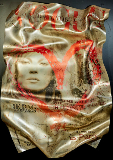 제목이 "Kate Moss Vintage"인 미술작품 Floyd Douglas로, 원작, 수지