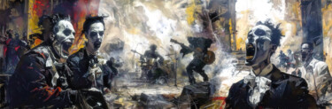 Cocerto furioso "Cocerto furioso" başlıklı Baskıresim Lionel Morateur tarafından, Orijinal sanat, Dijital Resim Ahşap Sedye çerçevesi üzerin…