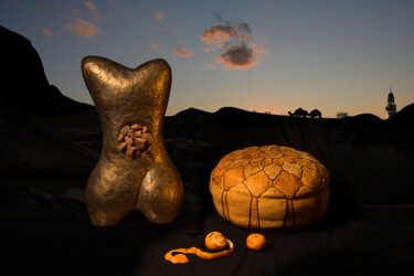 제목이 "Pouf with Torso and…"인 디지털 아트 Daphna Laszlo Katzor로, 원작, 디지털