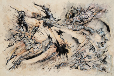 Frammenti Pittura intitolato "Frammenti" da Daniele Rebecchi, Opera d'arte originale, Inchiostro