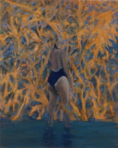 Pintura intitulada "Etude" por Emmanuel Fabriol, Obras de arte originais, Óleo Montado em Armação em madeira