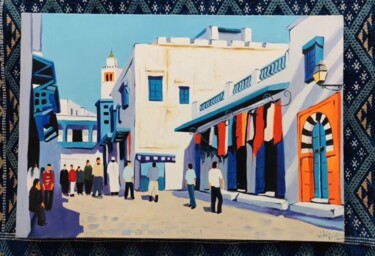 Malerei mit dem Titel "Peinture à l'huile…" von Marou, Original-Kunstwerk, Öl