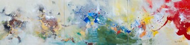 绘画 标题为“L'éveil 1” 由Pedrola Alban, 原创艺术品, 丙烯 安装在木质担架架上