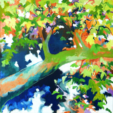 Painting titled "De lumière et d’omb…" by Liliane Camier, Original Artwork, Oil Mounted on Wood Stretcher frame