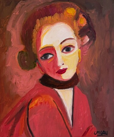 "Octavia" başlıklı Tablo Claire Marie Gay tarafından, Orijinal sanat, Petrol