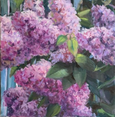 Schilderij getiteld "No" door Artkaminskaya, Origineel Kunstwerk, Olie Gemonteerd op Frame voor houten brancard
