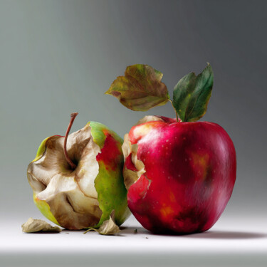数字艺术 标题为“Apple. Smoldering R…” 由Efema, 原创艺术品, 数字油画